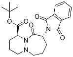 Structure of (1S,9R)-tert-butyl 9-(1,3-dioxoisoindolin-2-yl)-10-oxooctahydro-1H-pyridazino[1,2-a][1,2]diazepine-1