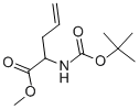 N-BOC-DL-烯丙基甘氨酸甲酯结构式