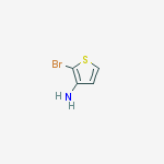 2-bromothiophen-3-amine结构式