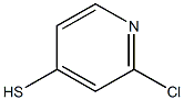 Structure of 4-Pyridinethiol,2-chloro-