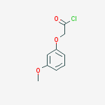 2-(3-methoxyphenoxy)acetyl Chloride结构式