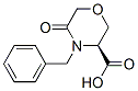 (3S)-4-苄基-5-氧代吗啉-3-羧酸结构式