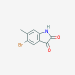 Structure of 5-BroMo-6-Methylindoline-2,3-dione