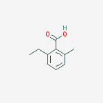 2-ethyl-6-methylbenzoic acid结构式