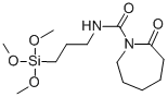 Structure of N-[5-(TRIMETHOXYSILYL)-2-AZA-1-OXOPENTYL]CAPROLACTAM