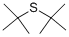 Structure of TERT-BUTYL SULFIDE