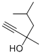 Structure of 3,5-DIMETHYL-1-HEXYN-3-OL