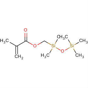 2-Propenoic acid, 2-methyl-, (pentamethyldisiloxanyl)methyl ester结构式