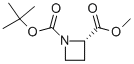 Structure of (S)-N-BOC-AZETIDINE-2-CARBOXYLIC ACID METHYL ESTER