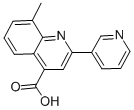 8-甲基-2-吡啶-3-基-喹啉-4-羧酸结构式