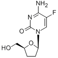 5-fluoro-2,3-dideoxycytidine结构式