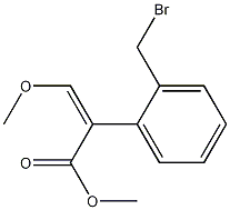 Structure of 2-[2-(Bromomethyl)phenyl]-3-methoxyacrylicacid methyl ester