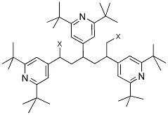 Structure of 2,6-DI-TERT-BUTYLPYRIDINE, POLYMER-BOUND