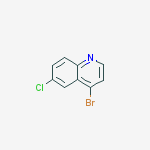 Structure of 4-Bromo-6-chloroquinoline