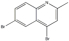 Structure of 4,6-Dibromo-2-methylquinoline