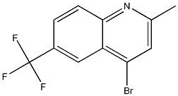 4-BROMO-2-METHYL-6-TRIFLUOROMETHYLQUINOLINE结构式