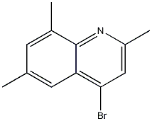 Structure of 4-BROMO-2,6,8-TRIMETHYLQUINOLINE