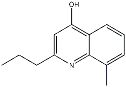 Structure of 8-METHYL-2-PROPYL-4-QUINOLINOL
