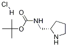 Structure of (S)-tert-Butyl (pyrrolidin-2-ylmethyl)carbamate hydrochloride