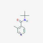 Structure of N-tert-butyl-3-methylisonicotinamide