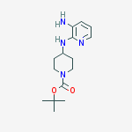 Structure of 4-(3-AMino-pyridin-2-ylaMino)-piperidine-1-carboxylic acid tert-butyl ester