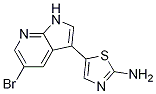 Structure of 2-ThiazolaMine, 5-(5-broMo-1H-pyrrolo[2,3-b]pyridin-3-yl)-
