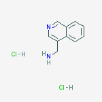 Isoquinolin-4-ylmethanamine dihydrochloride结构式