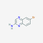 Structure of 6-BROMOQUINOXALIN-2-AMINE