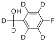 Structure of 4-Fluorobenzyl-d6 Alcohol