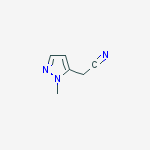 Structure of (1-Methyl-1H-pyrazol-5-yl)acetonitrile