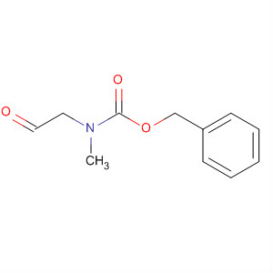 Structure of Carbamic acid, methyl(2-oxoethyl)-, phenylmethyl ester