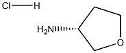 Structure of (R)-Tetrahydrofuran-3-amine hydrochloride