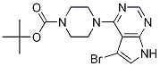 Structure of 4-(4-Boc-1-piperazinyl)-5-broMo-7H-pyrrolo[2,3-d]pyriMidine