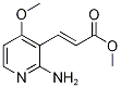 Structure of Methyl 3-(2-amino-4-methoxypyridin-3-yl)acrylate