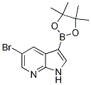 Structure of 5-Bromo-3-(4,4,5,5-tetramethyl-1,3,2-dioxaborolan-2-yl)-1H-pyrrolo[2,3-b]pyridine