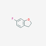 Structure of 6-fluoro-2,3-dihydro-1-benzofuran
