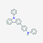 Structure of N-Phenyl-4-(9-phenyl-9H-carbazol-3-yl)benzenamine