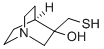 Structure of 1-Azabicyclo[2.2.2]octan-3-ol,3-(mercaptomethyl)-
