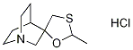 Structure of Cevimeline Hydrochloride Salt