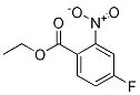 2-硝基-4-氟苯甲酸乙酯结构式