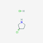 (S)-3-氯-吡咯烷盐酸盐结构式