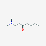 Structure of 1-(dimethylamino)-6-methylheptan-3-one