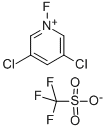 Structure of N-FLUORO-3,5-DICHLOROPYRIDINIUM TRIFLATE