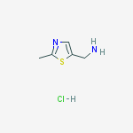 Structure of (2-Methylthiazol-5-yl)methanamine hydrochloride