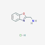 Structure of (1,3-BENZOXAZOL-2-YLMETHYL)AMINE HYDROCHLORIDE