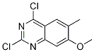 Structure of 2,4-dichloro-7-Methoxy-6-Methylquinazoline