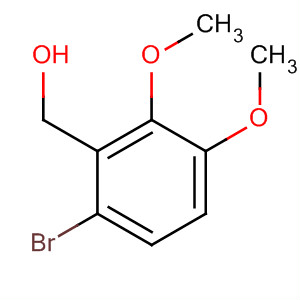 Benzenemethanol, 6-bromo-2,3-dimethoxy-结构式