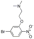 Structure of ETHANAMINE, 2-(5-BROMO-2-NITROPHENOXY)-N,N-DIMETHYL-