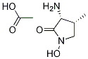 Structure of (3R,4R)-3-AMino-1-hydroxy-4-Methyl-2-pyrrolidinone Acetate