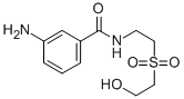 3-氨基-N-[2-(2-羟乙基砜)乙基]苯甲酰胺结构式